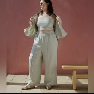 Madewell Breezewoven Linen Blend Matching Set